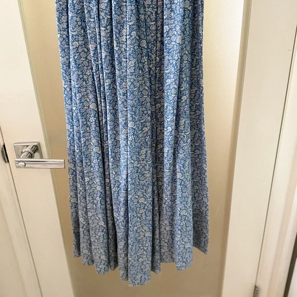 Doen Blue Floral Maxi Dress -S - Picture 4 of 9